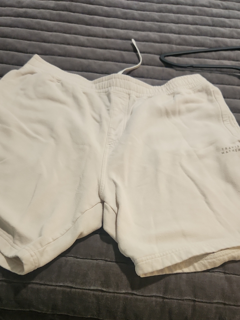 Travis Mathew Cream Athletic Shorts